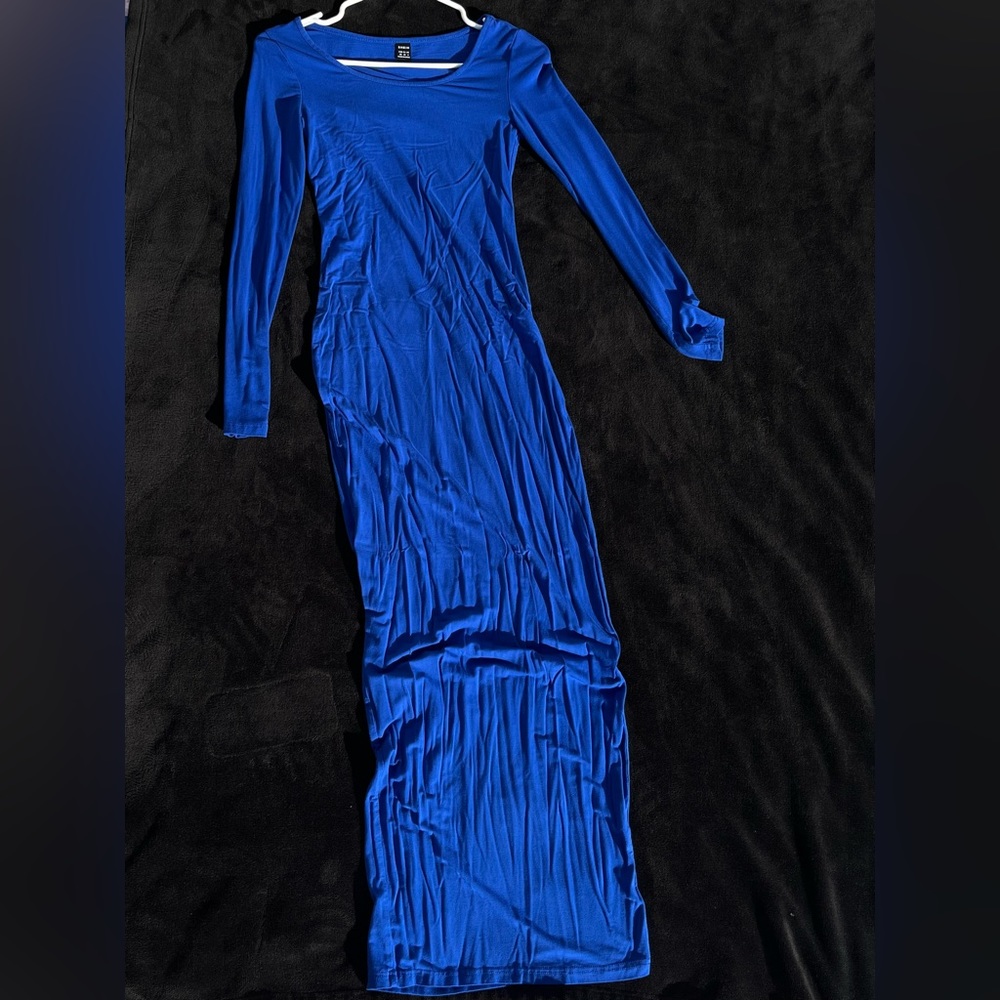 XS Royal Blue Maxi Dress | Shein
